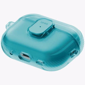 Uniq Glase Pro deklas AirPods Pro 3 Lock deklas - skaidrus melynas