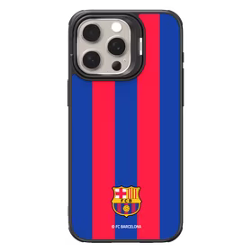FC Barcelona Case iPhone 15 Pro Max Magnetinis dėklas MagSafe OCFCBMCIP15PMBG BG