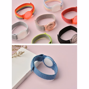 TECH-PROTECT NYLON KIDS APPLE AIRTAG ROŽINIS