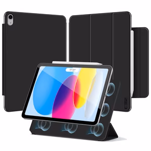 Tech-Protect Smartcase magnetinis dėklas iPad 10.9” 2022 / iPad 11” 2025 planšetiniam kompiuteriui - juodas