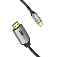 USB-C į HDMI 2.0 kabelis Vention CRBBG, 1,5 m, 4K 60Hz (juodas)