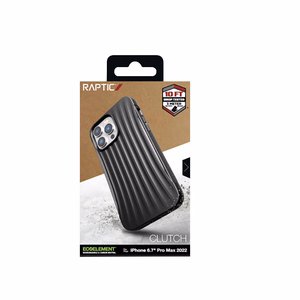 Raptic X-Doria Clutch dėklas, skirtas iPhone 14 Pro Max, juodas