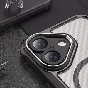 Leading Series magnetinis silikoninis dėklas telefonui MagSafe iPhone 16 Plus - juodas