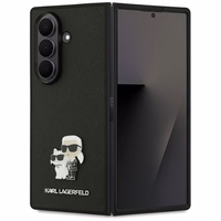 KARL LAGERFELD dėklas telefonui SAMSUNG Z Fold7 KLHCZFD7SAPKCNPK (Saffiano KC PIN) juodas