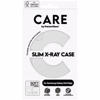 CARE by PanzerGlass Fashion X-Ray dėklas telefonui Samsung Galaxy S25 Edge – permatomas