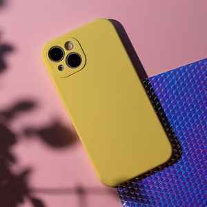 Mag nematomas dėklas telefonui iPhone 14 Pro 6,1" pastelinė geltona