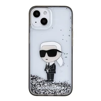 Karl Lagerfeld KLHCP15SLKKNSK dėklas telefonui iPhone 15 6.1" - skaidrus