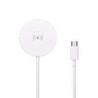 "Forever MAWC-400" magnetinis belaidis įkroviklis 15W, baltas 3in1