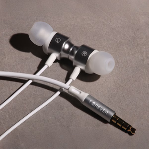 Forever проводные наушники EP-01 jack 3,5mm белые