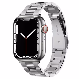 Spigen Modern Fit dirželis Apple Watch 4/5/6/7/8/SE (38/40/41 mm) - sidabrinis