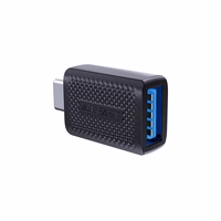 Acefast J1 USB-A 3.0 (moteriškas) į USB-C 3.0 (vyriškas) 5Gb/s adapteris - juodas