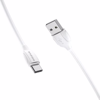 USB kabelis Borofone BX19 USB-A to USB-C 1.0m baltas