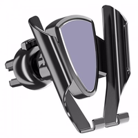 Automobilinis laikiklis "YC05" pilkas (ne magnetinis / grotelėms)