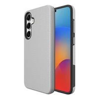 Dėklas Perfectionists Triangle Case Samsung A556 A55 5G sidabrinis