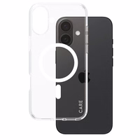 CARE by PanzerGlass Flagship dėklas iPhone 16 Plus 6.7" baltas/baltas magnetinis 1339