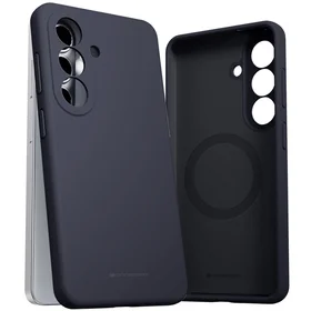 Dėklas Mercury Pure Magsafe Silicon Case Samsung S942 S26 tamsiai mėlynas