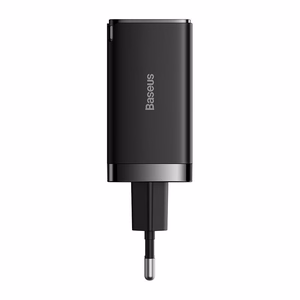 Įkroviklis Baseus GaN5 Pro 65W 2xUSB-C/USB-A + USB-C to USB-C cable juodas CCGP120201