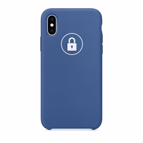 Dėklas "Silicone Case" skirtas iPhone XR / Delfi Blue / su įpakavimu