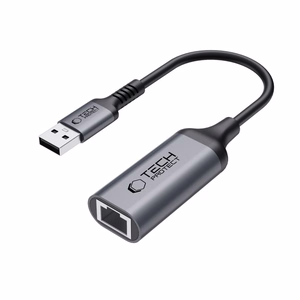 Tech-Protect UltraBoost USB-A 3.0 / Ethernet RJ45 1000Mbps adapteris - juodas