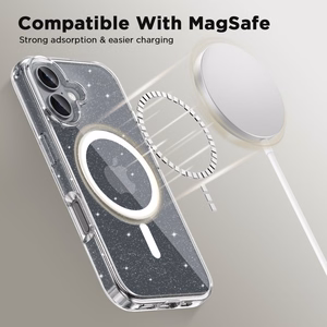 Tech-Protect FlexAir Hybrid Magnetinis dėklas telefonui iPhone 16 - skaidrus