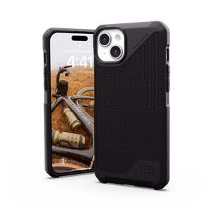 UAG Metropolis LT Magnetinis dėklas telefonui iPhone 15 Plus - juodas kevlaras
