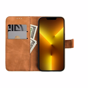 Atverčiamas dėklas Samsung A27 Tender Book rudas