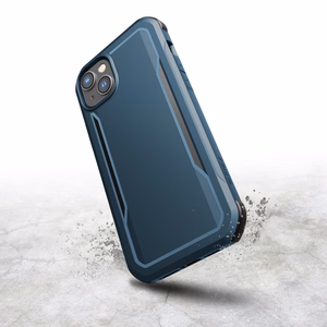 Raptic X-Doria Fort dėklas iPhone 14 Pro Max su Magnetine šarvuota mėlyna danga