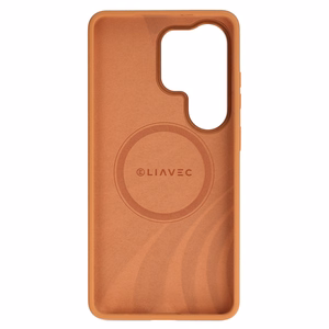 Liavec Silky Case with Metal Camera Frame for Samsung Galaxy S26 Ultra orange