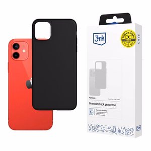 Apple iPhone 12 Mini - 3mk matinė dėklas juoda