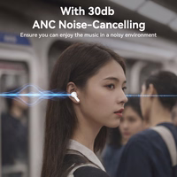 Yesido belaidės TWS ausinės TWS28 ANC+ENC baltos spalvos