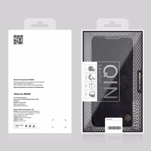 Nillkin Qin odinis dėklas Samsung Galaxy A03s juodas
