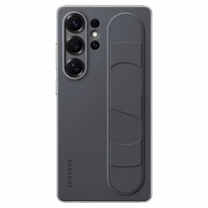 Samsung stovimas dėklas EF-GS938CBEGWW silikoninis dėklas su laikikliu / stovu Samsung Galaxy S25 Ultra - juodas