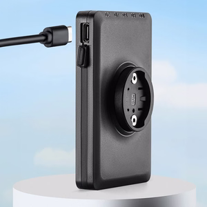 Rockbros JP008 priekinis dviračio žibintas su išorine baterija 5000mAh 150lm IPX6 - juodas