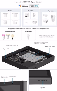 SONOFF NSPanel Pro išmanioji valdymo panelė, Zigbee 3.0, BT, Wi-Fi