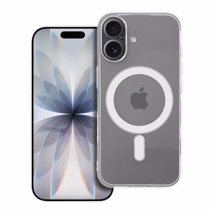 Permatomas 2 mm dėklas telefonui IPHONE 17, suderinamas su MagSafe (su kameros apsauga)