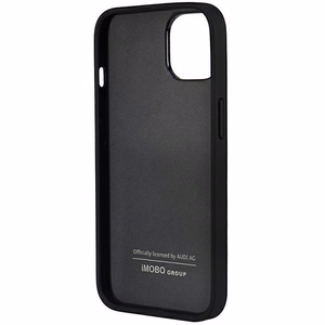 Audi sintetinės odos dėklas telefonui iPhone 14 6.1" juodas/juodas kietas dėklas AU-TPUPPCIP14-TT/D1-BK
