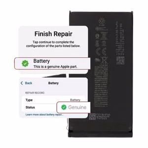 Baterija suderinama su iPhone 15 / savidiagnostika / nustatymai: originali