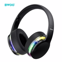 BWOO ANC Belaidis Headphone Premuim Sound Quality BW587 juodas