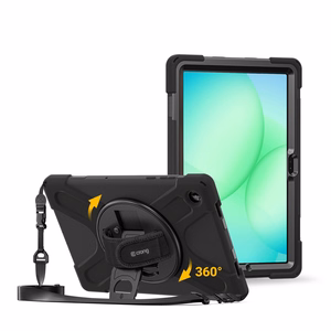 Sustiprintas dėklas Crong Defender Plus, skirtas Samsung Galaxy Tab A11+ 10,9 col. (X230/X235/X236), juodas