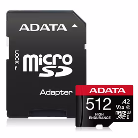 ADATA High Endurance 512 GB MicroSDXC UHS-I Klasės 10