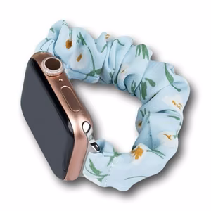 Тканевый ремешок Apple Watch 42/44/45mm эластичный браслет - синий