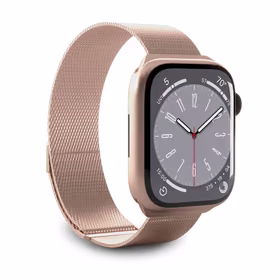 Puro Milanese nerūdijančio plieno Apple Watch dirželis 38/40/41mm - rožinis