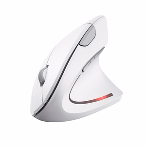 Trust Verto Vertical ergonominė belaidė pelė balta (25132)