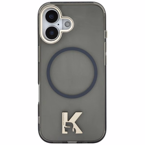 Karl Lagerfeld IML K Head Logo MagSafe Dėklas for iPhone 17 - juodas