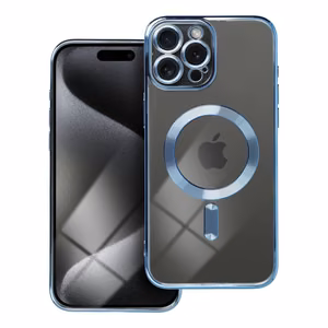 Electro Mag Cover case for iPhone 15 Pro Max compatible with MagSafe blue