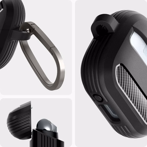 Spigen Rugged Armor dėklas Samsung Galaxy Buds 3 / 3 Pro - juodas
