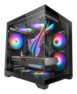 Mars Gaming MC-VIEW2 Mini Tower juodas