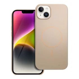 Blizgus magnetinis dėklas suderinamas su MagSafe IPHONE 14 PLUS dykumos auksinis