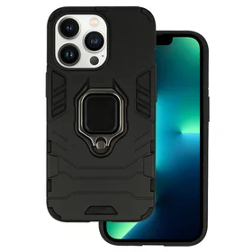 Ring Armor dėklas telefonui Iphone 13 Pro juodas