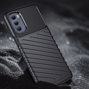 Thunder dėklas lankstus šarvuotas Motorola Moto G Stylus 2022 juodas